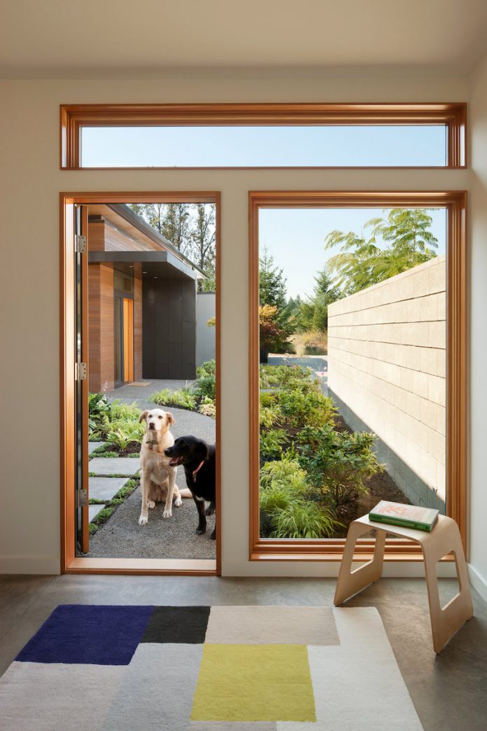 entrance Olympia Prairie Home by Coates Design